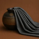 Brocade Fabric - Rich Black