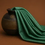 Brocade Fabric - Rich Emerald Green