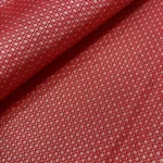 Brocade Fabric - Tomato Red - Image 2