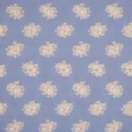 Floral Print Georgette fabric - Cool Grey - Image 2