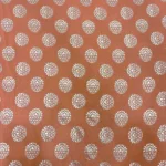 Floral Print Georgette fabric - Muted Clay - Image 2