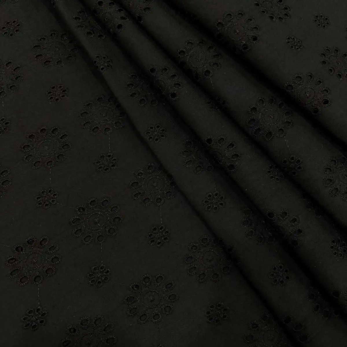 Hakoba Cotton Fabric - Classic Black 1 Hakoba Cotton Fabric - Classic Black - Image 1