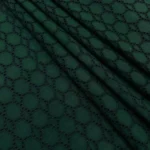 Hakoba Cotton Fabric - Dark Emerald Green