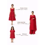 Hakoba Cotton Fabric - Rich Cherry Red - Image 2