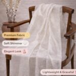 Crush Fendy Silk Fabric - Half White - Image 2