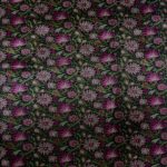 Resham Tanchoi Brocade Banarasi Fabric - Black