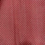 Banarasi Brocade Fabric - Tomato Red - Image 3