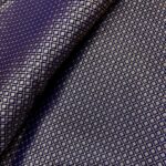 Banarasi Brocade Fabric - Dark Plum Purple - Image 2