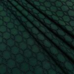 Hakoba Cotton Fabric - Dark Emerald Green