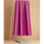 Banarasi Brocade Fabric - Bright Magenta Pink