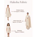 Hakoba Cotton Fabric - Dark Cream - Image 2
