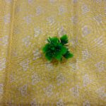 Banarasi Brocade Fabric - Golden yellow