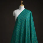 Jasmine Silk Fabric - Dusty Teal