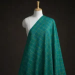 Jasmine Silk Fabric - Dusty Teal