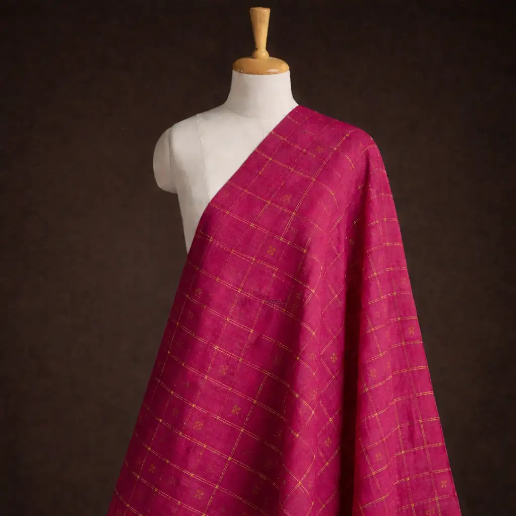 Jasmine Silk Fabric - Mulberry 1 Jasmine Silk Fabric - Mulberry - Image 1