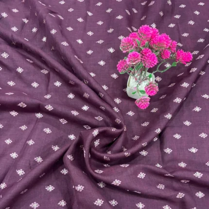 Linen Thread Work - Deep Ruby