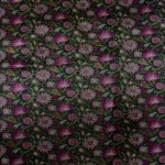 Resham Tanchoi Brocade Banarasi Fabric - Black