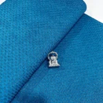 Sequins Embroidery Raw Silk - Blue