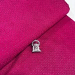 Sequins Embroidery Raw Silk - Deep Pink