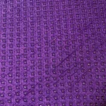 Sequins Embroidery Raw Silk - Royal Violet - Image 4
