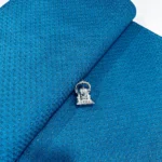Sequins Embroidery Raw Silk - Blue
