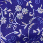 Thread Work Linen Fabric - Indigo Blue - Image 4