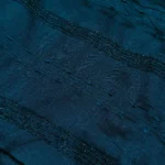 Vichitra Silk Fur Pattern Fabric - Dark Rama Green - Image 4
