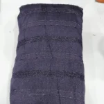 Vichitra Silk Fur Pattern Fabric - Purple - Image 2