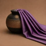 Brocade Fabric - Deep Purple
