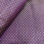 Brocade Fabric - Deep Purple - Image 2