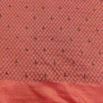 Dupion Fabric - Coral Orange - Image 4