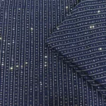 Sequins Work Georgette Fabric – Navy Blue
