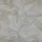Vichitra Silk Fur Pattern Fabric - Cream - Image 3