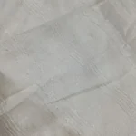 Vichitra Silk Fur Pattern Fabric - Cream - Image 4