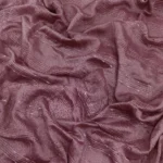 Vichitra Silk Fur Pattern Fabric - Dusty Rosewood Pink - Image 3