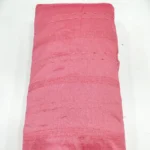 Vichitra Silk Fur Pattern Fabric - Watermelon Pink - Image 2