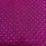 Zari Work Raw Silk Fabric - Fandango Pink - Image 4