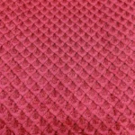 Zari Work Raw Silk Fabric - Strawberry Red - Image 4