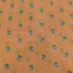 Embroidery Work Georgette Fabric - Faded Orange - Image 2