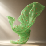 Embroidery Work Georgette Fabric - Paradise Green
