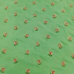 Embroidery Work Georgette Fabric - Paradise Green - Image 2