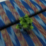 Ikat Weave Cotton Fabric - Multicolor
