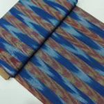 Ikat Weave Cotton Fabric - Multicolor - Image 3