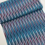 Ikat Weave Cotton Fabric - Multicolor - Image 3
