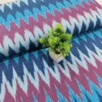 Ikat Weave Cotton Fabric - Multicolor