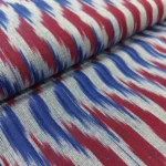 Ikat Weave Cotton Fabric - Multicolor - Image 2