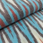 Ikat Weave Cotton Fabric - Multicolor - Image 2