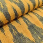 Ikat Weave Cotton Fabric - Multicolor - Image 2