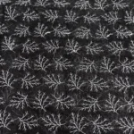 Organza with Silver Zari Embroidery - Black - Image 5