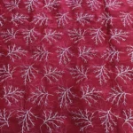 Organza with Silver Zari Embroidery – Rani Pink - Image 5